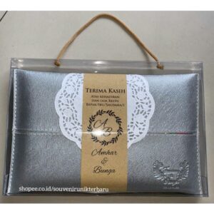 Pouch Tissue Travel  Packing Mika Wedding Custom Emboss