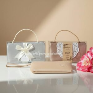 Souvenir Dompet Mini Top Zipper Packing Mika Pouch Wedding